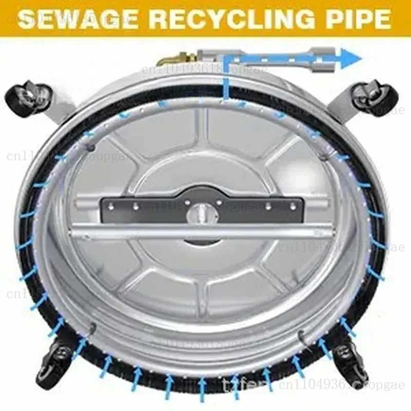 , high pressure cleaner stainless steel washing site 24 inches, siphon sewage belt recycling