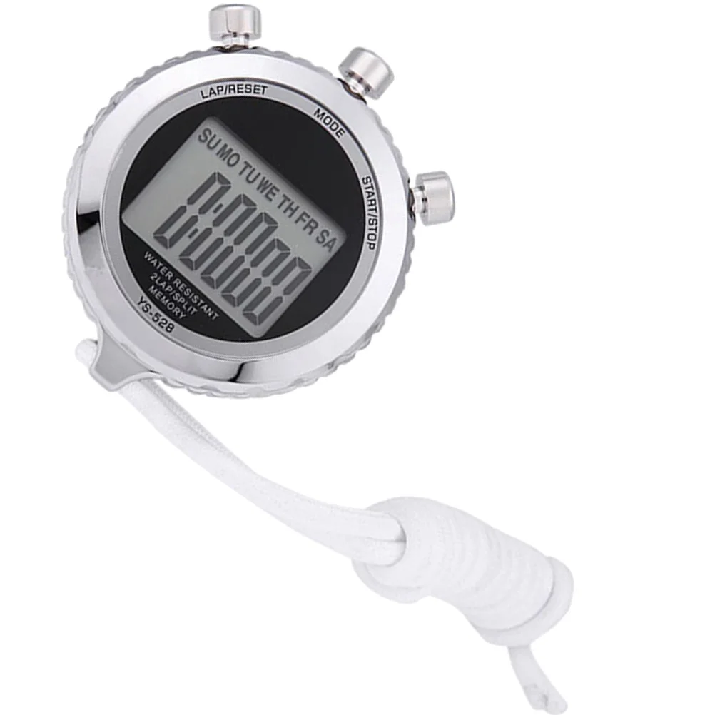 

1Pcs Large Display Stopwatch Electronic Sports Timer Portable Multi-Function Digital Timer for Running Racing Swimming Referee