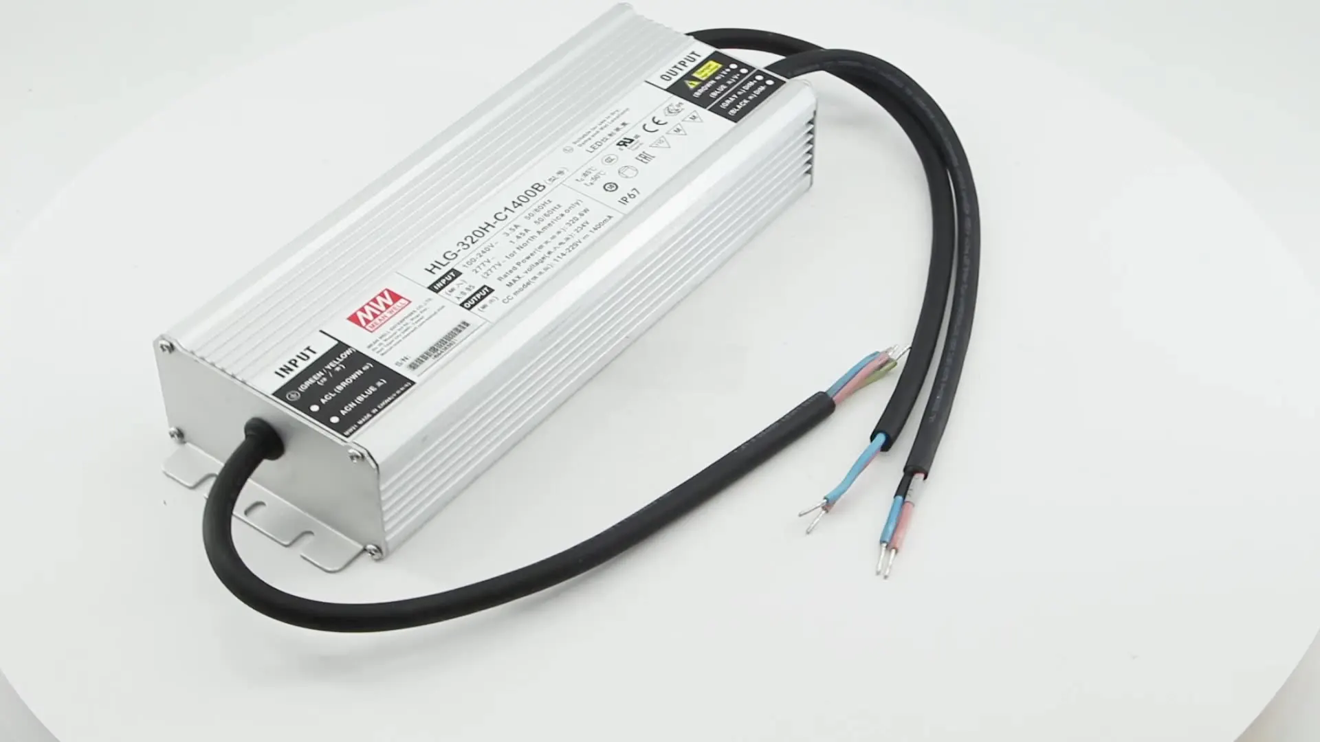 Meanwell HL-320H-24A 320W 24V Constant Voltage LED Driver