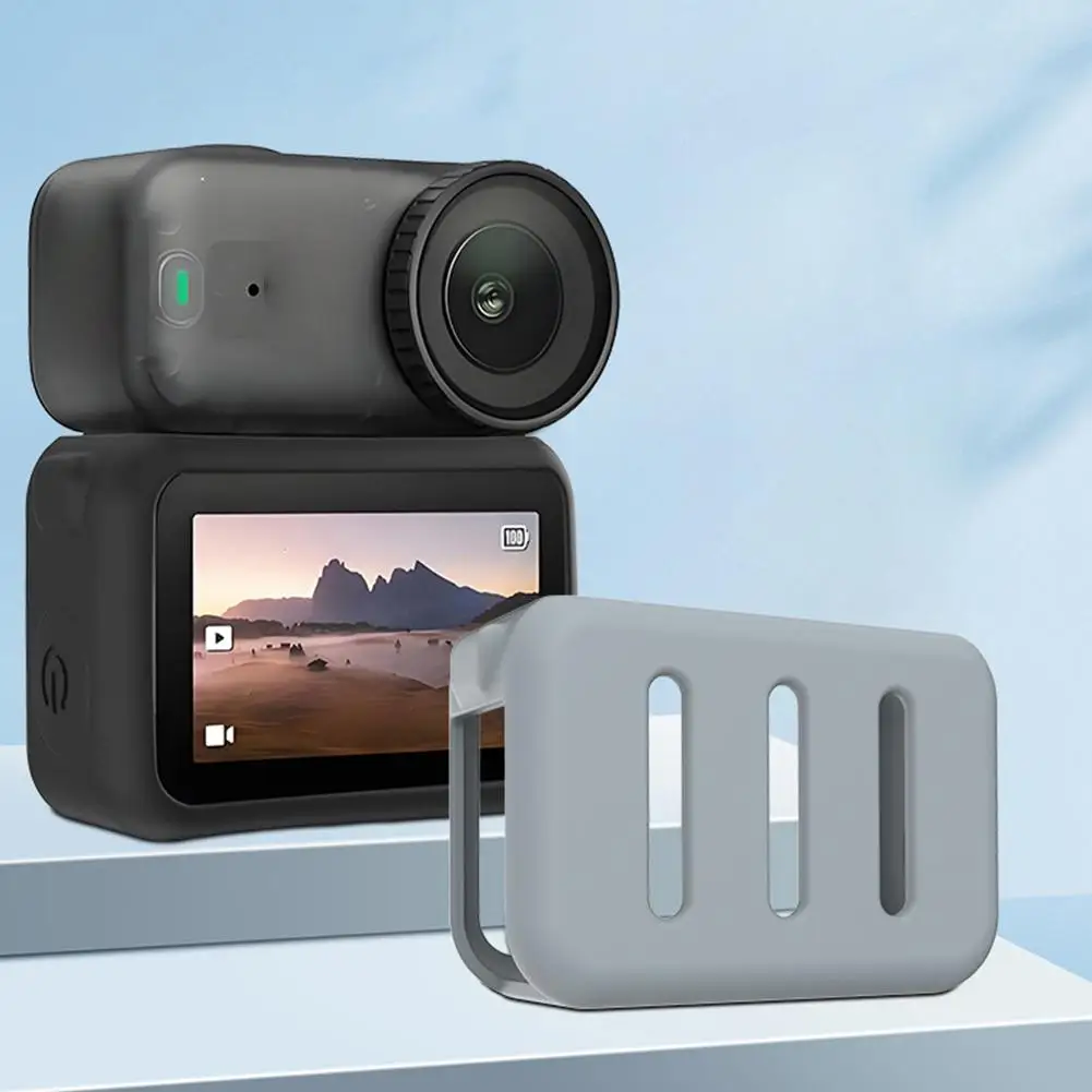 جراب سيليكون dji Osmo Nano، غطاء حماية ناعم مع جانب بطارية سهل الفتح، غلاف جلدي مقاوم للصدمات لكامل الجسم #4