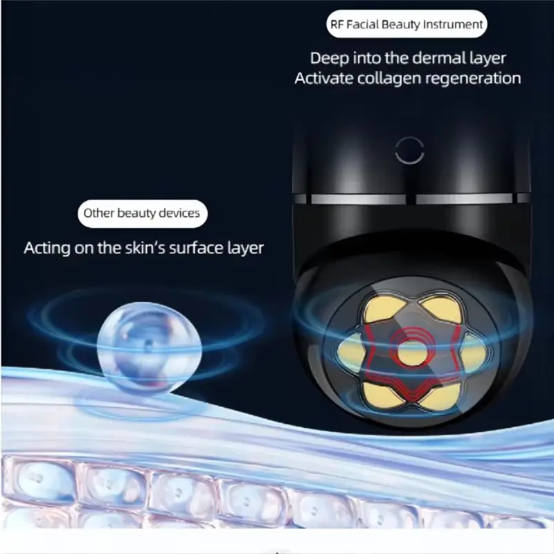 Dispositif Facial à microcourant A04V, outil de sculpture du visage à lumière rouge pour le cou et les yeux, soins de la peau, masseur Facial, cadeaux parfaits