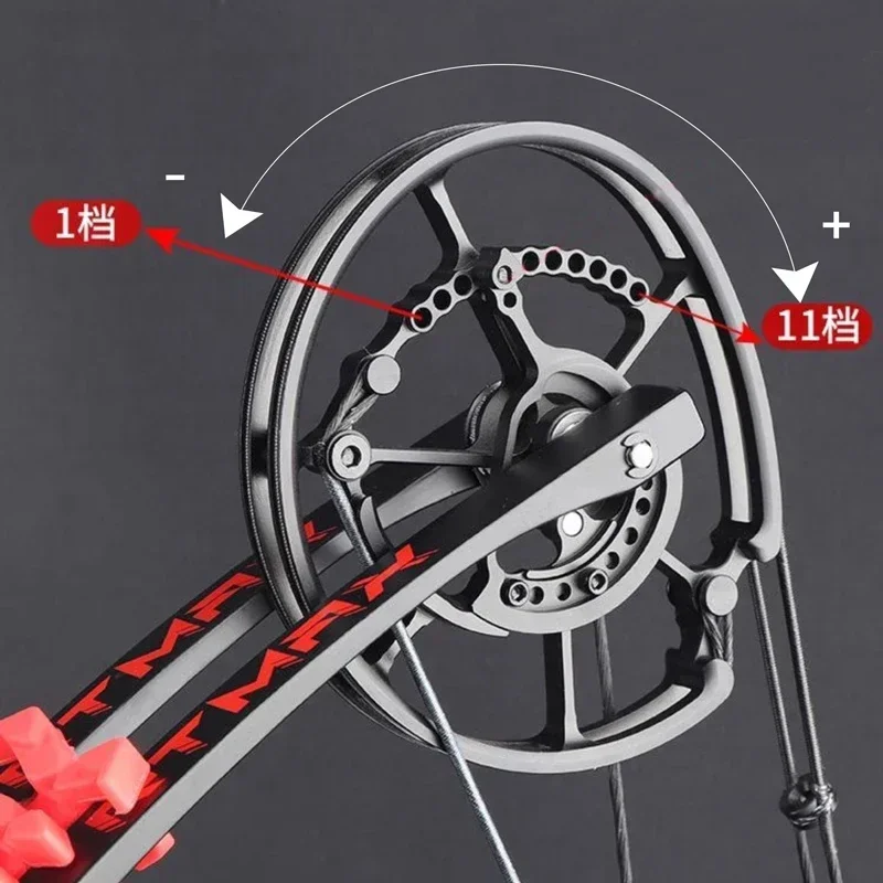 Compound Bow 30-70lbs Weight Adjustable Draw Archery Sets Steel Ball Shooting Left Right Hand Hunting Bows Adults Beginners Kit
