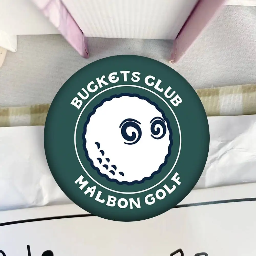 Cartoon M-MALBONS Round Badges Can Be Used To Decorate Clothes And Backpack Pins