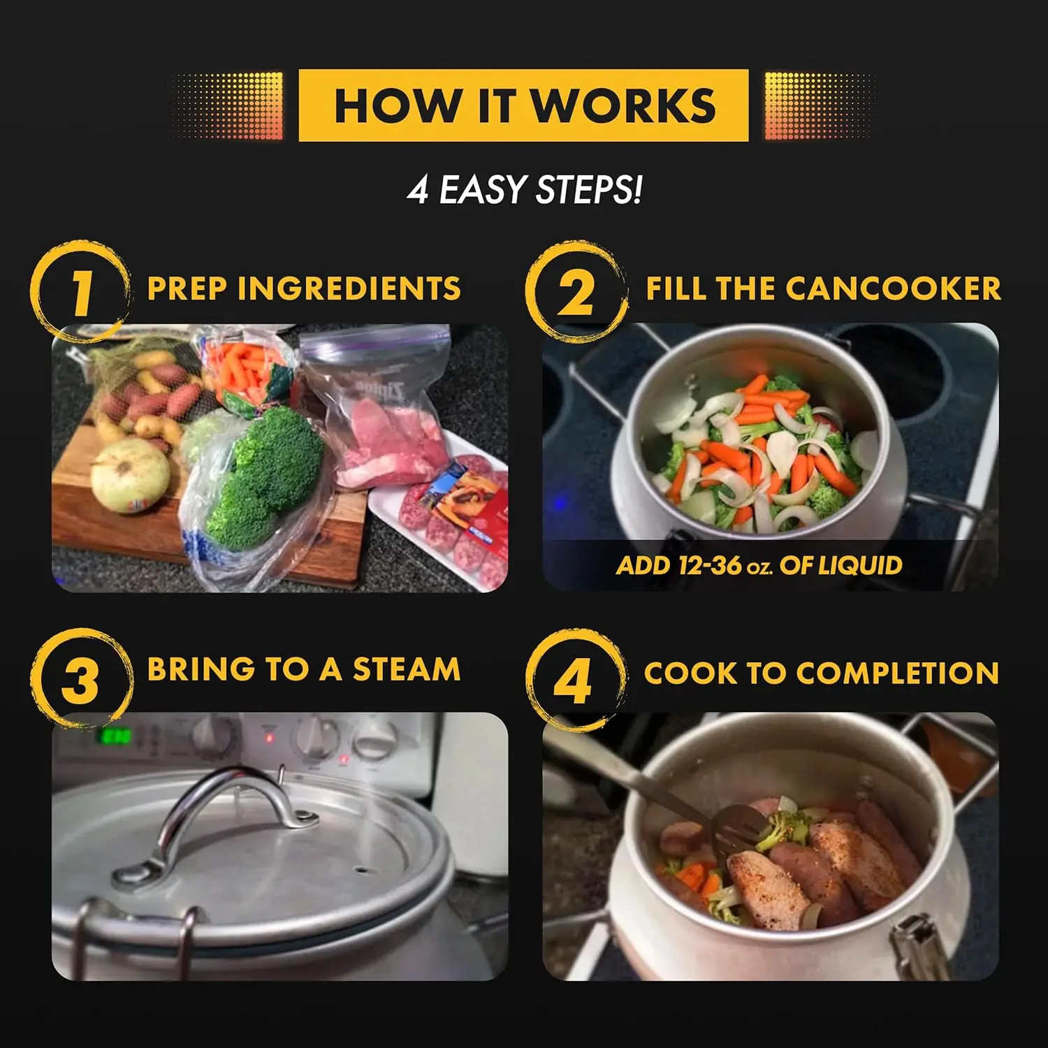 رفيق 1.5 جالون، طباخ بطيء بالبخار، جهاز مطبخ فضي للمنزل والتخييم