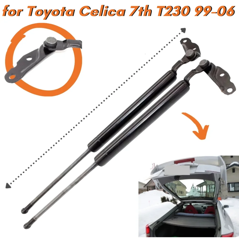 

Qty(2) Trunk Struts for Toyota Celica 7th T230 Liftback Coupe 1999-2006 6895080108 Rear Tailgate Boot Gas Springs Lift Supports