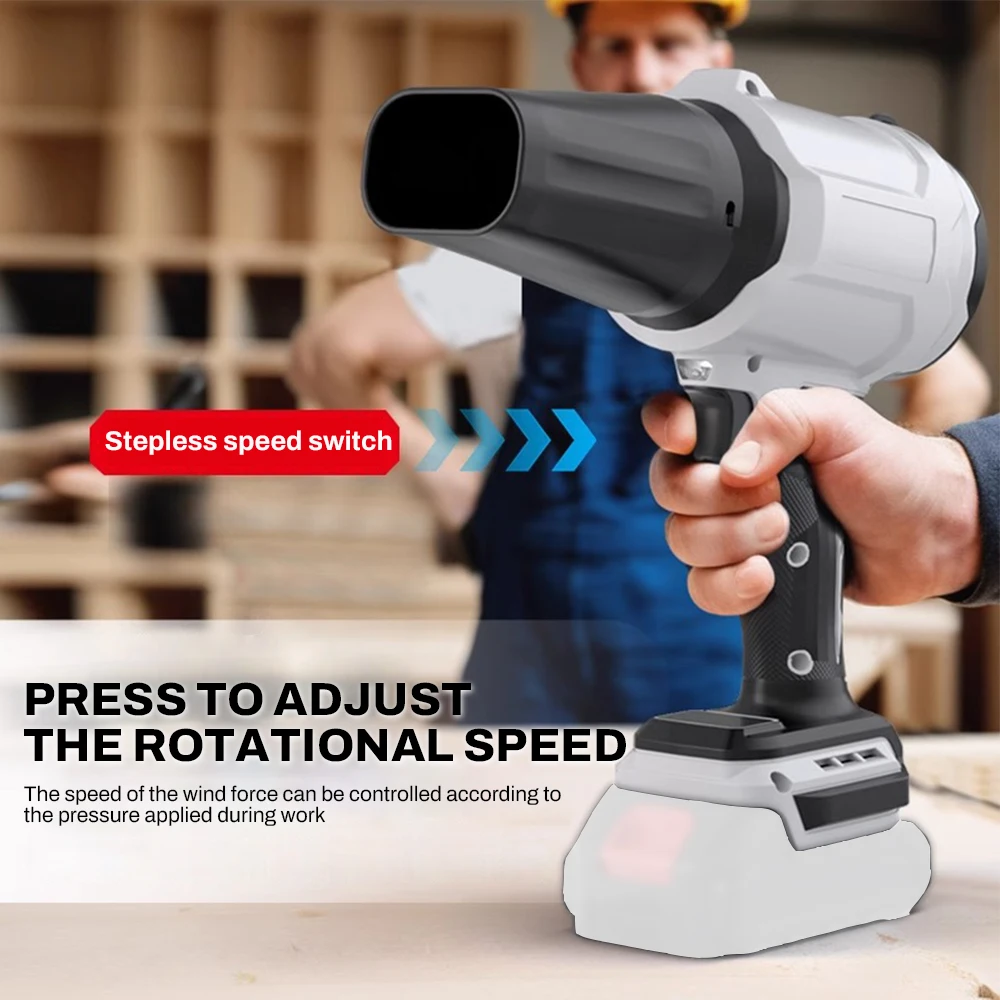 

2000W Turbo jet fan Violent Air Gun 800g Thrust Stepless Speed High Power Turbofan Leaf Blower Handheld Jet Fan for Makita Pins