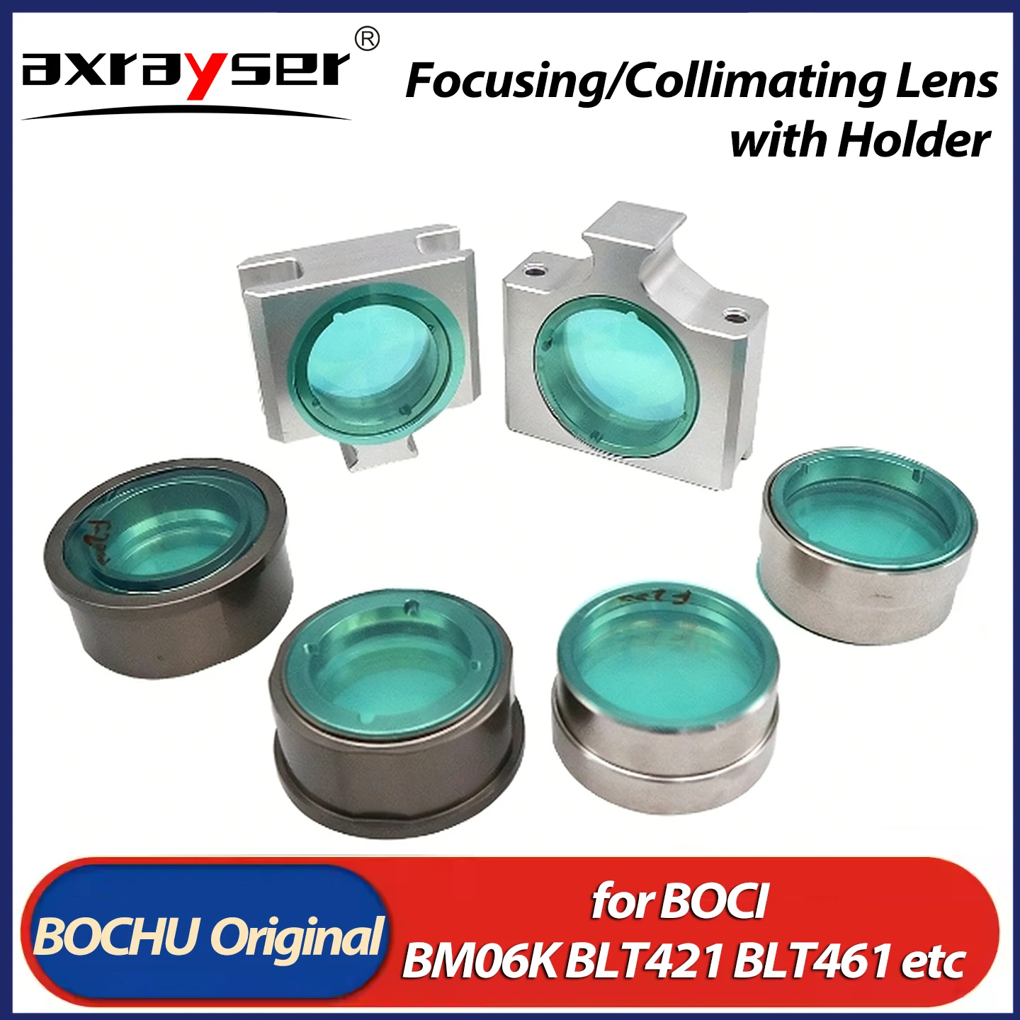 

Лазерная фокусирующая линза BOCI (оригинал) с держателем F150 F200 F300 DP.M.Q0214AA DP.M.Q0068AA для лазерных головок BLT420 BLT441 BLT462