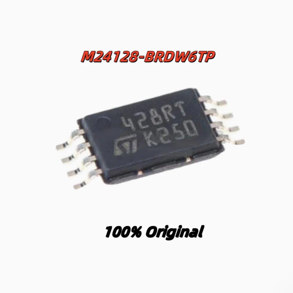 

10PCS 100% New M24C04-WDW6TP 404WT M24128-BRDW6TP 428RT M24256-BRDW6TP 456R8 M95640-WDW6TP 564WK TSSOP-8 Original Chips ic