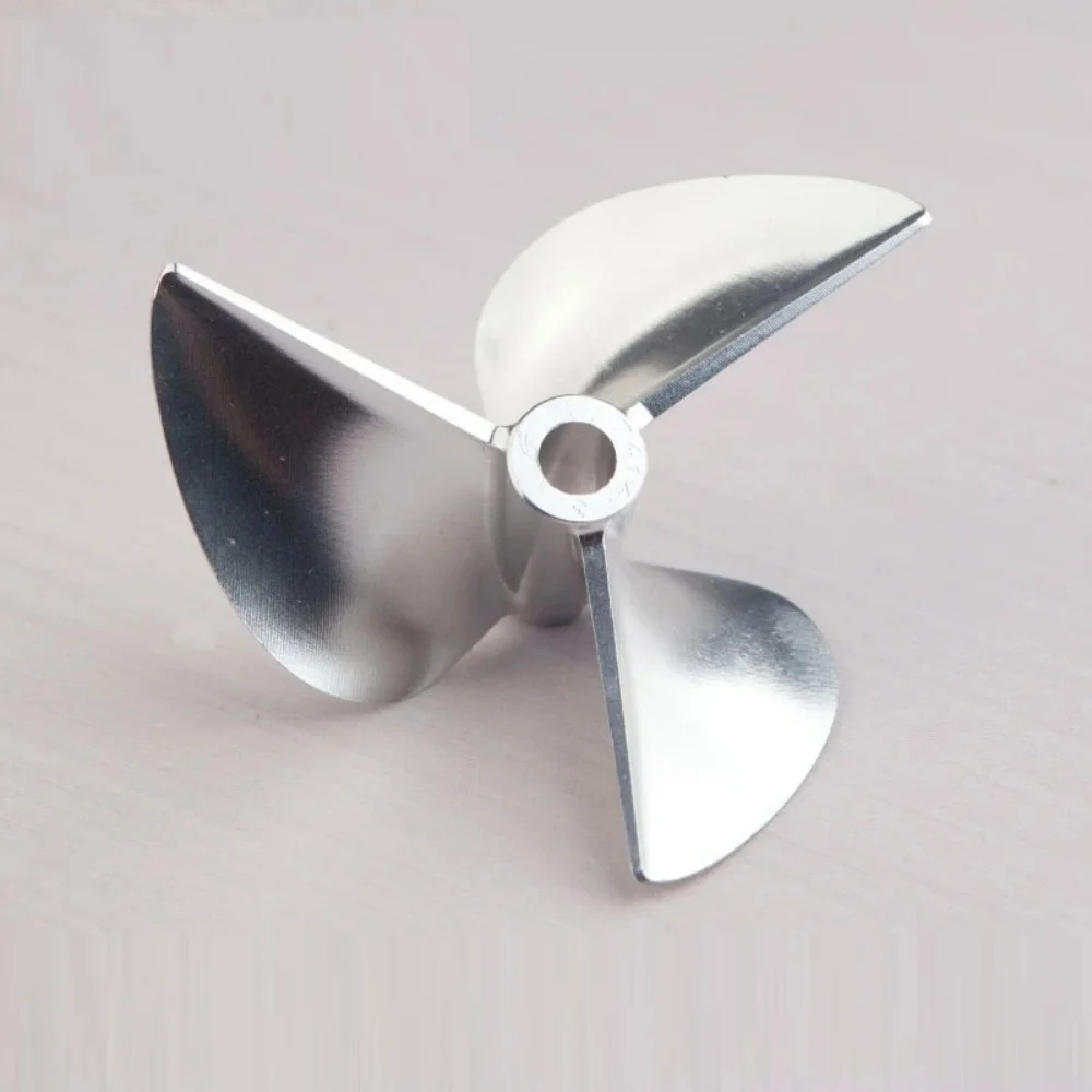 

1pc RC boat 7414 propeller 3-blade 6.35mm shaft size 74mm outer diameter pitch 1.4" CNC 7075 aluminum alloy prop