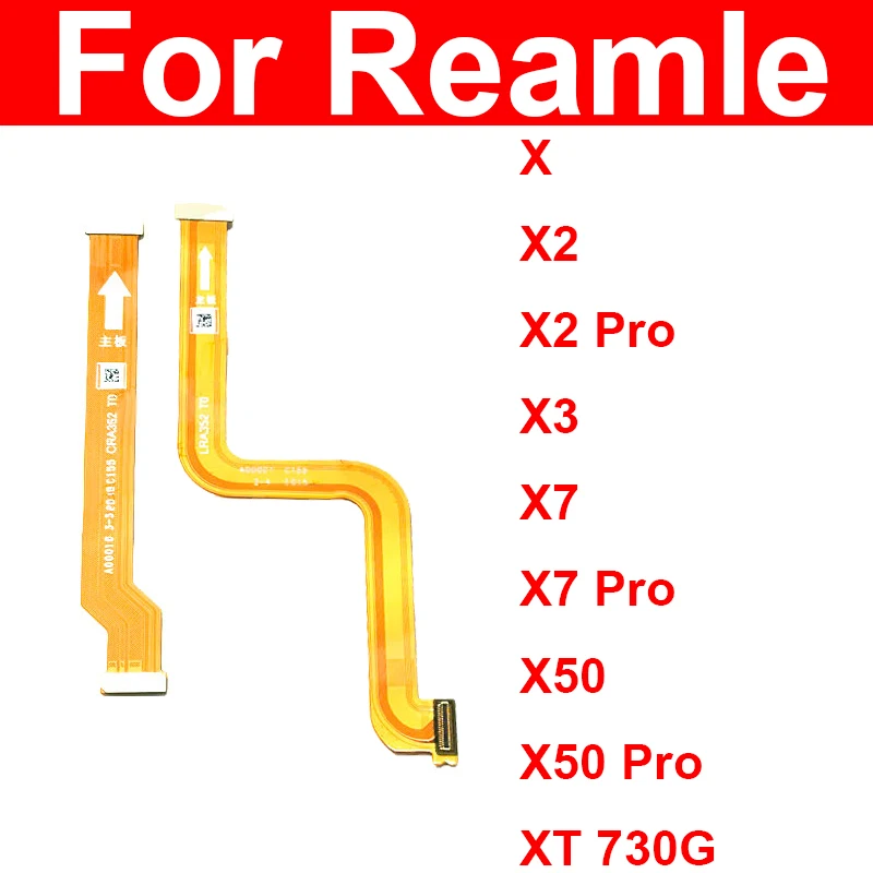 Placa base LCD con Cable flexible, para Oppo Realme, X, X2, X3, X7, X50 Pro, 5G, XT, X3, Super Zoom