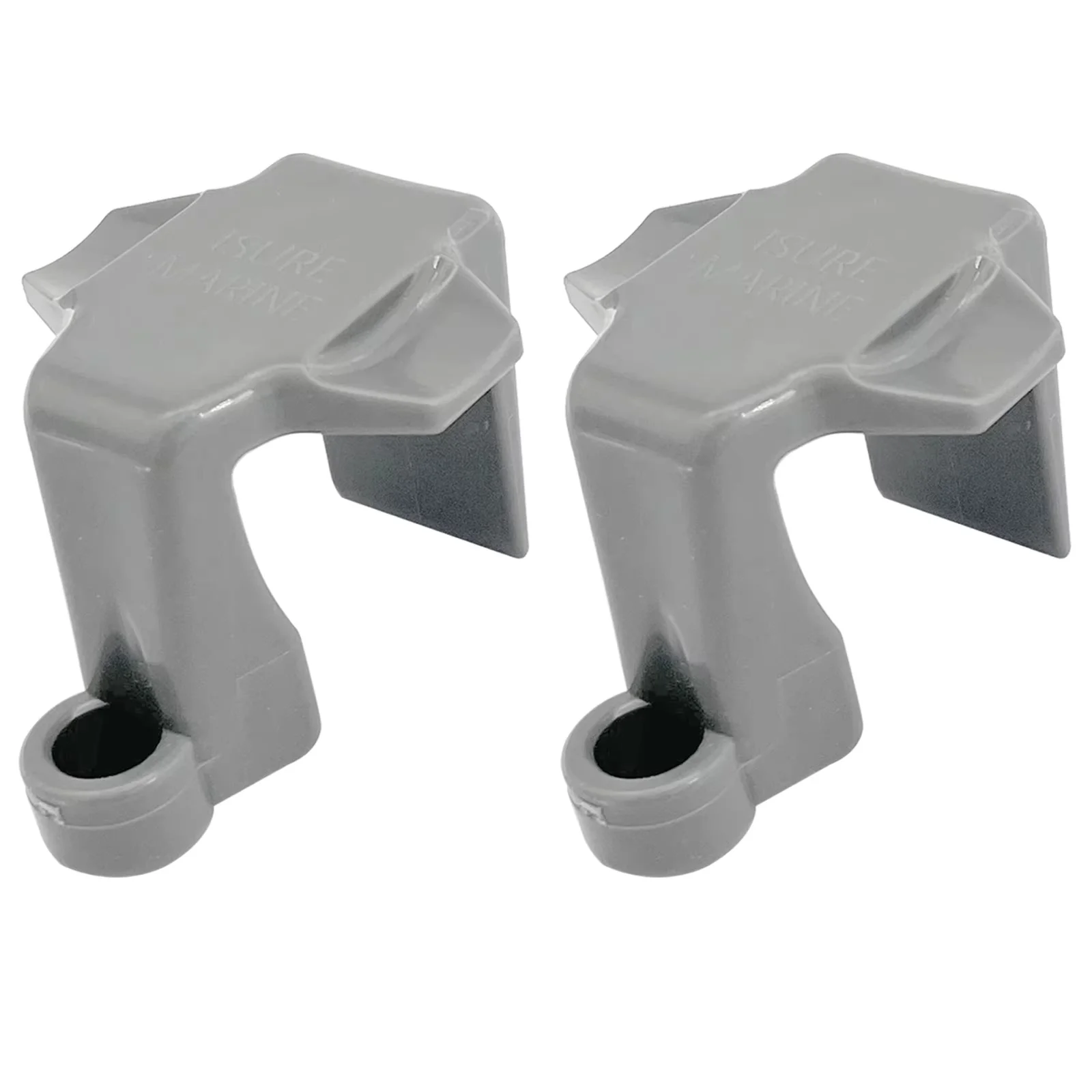 

ISURE MARINE Boat Square Rail Fender Hangers/Adjusters, Pontoon Boat Fender Clips for Docking