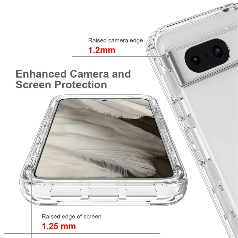 Clear Anti-Yellow Phone Bag Cover Case for Google Pixel 10 9 Pro XL 6 8 7 9 10 Pro 6A 8A 7A 9A Clear Protective Covers - view 4