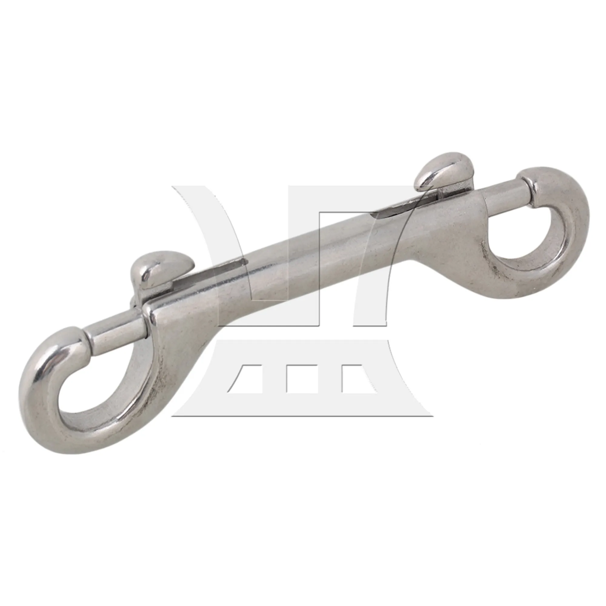 Picture 3: CNBTR 3 Pcs 115mm Trigger Hook Double End Bolt 304 Stainless Steel for Lifting