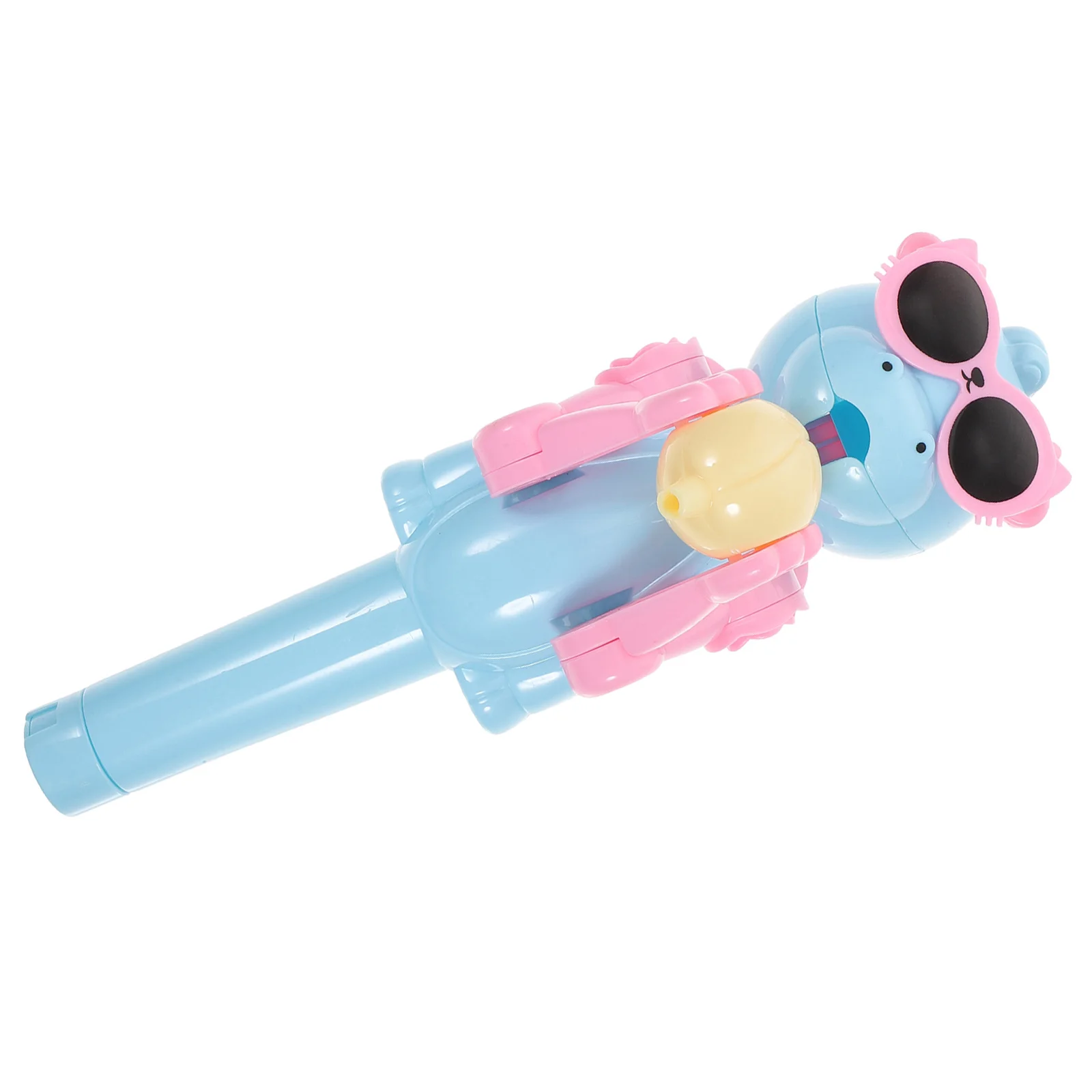 مصاصة روبوت حامل الأزرق الإبداعية مضحك الضغط الاطفال هدية الكرتون روبوت الحلوى حقيبة للتخزين الاسترخاء اللعب حامل المصاصة