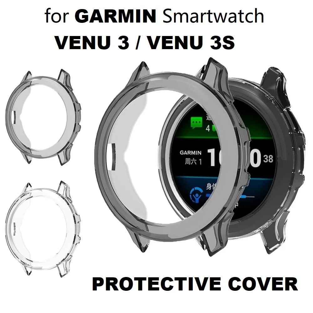 30PCS Protective Case for Garmin Venu 3 / Venu 3S Smartwatch Soft TPU Bumper Shock-Proof Protector Cover