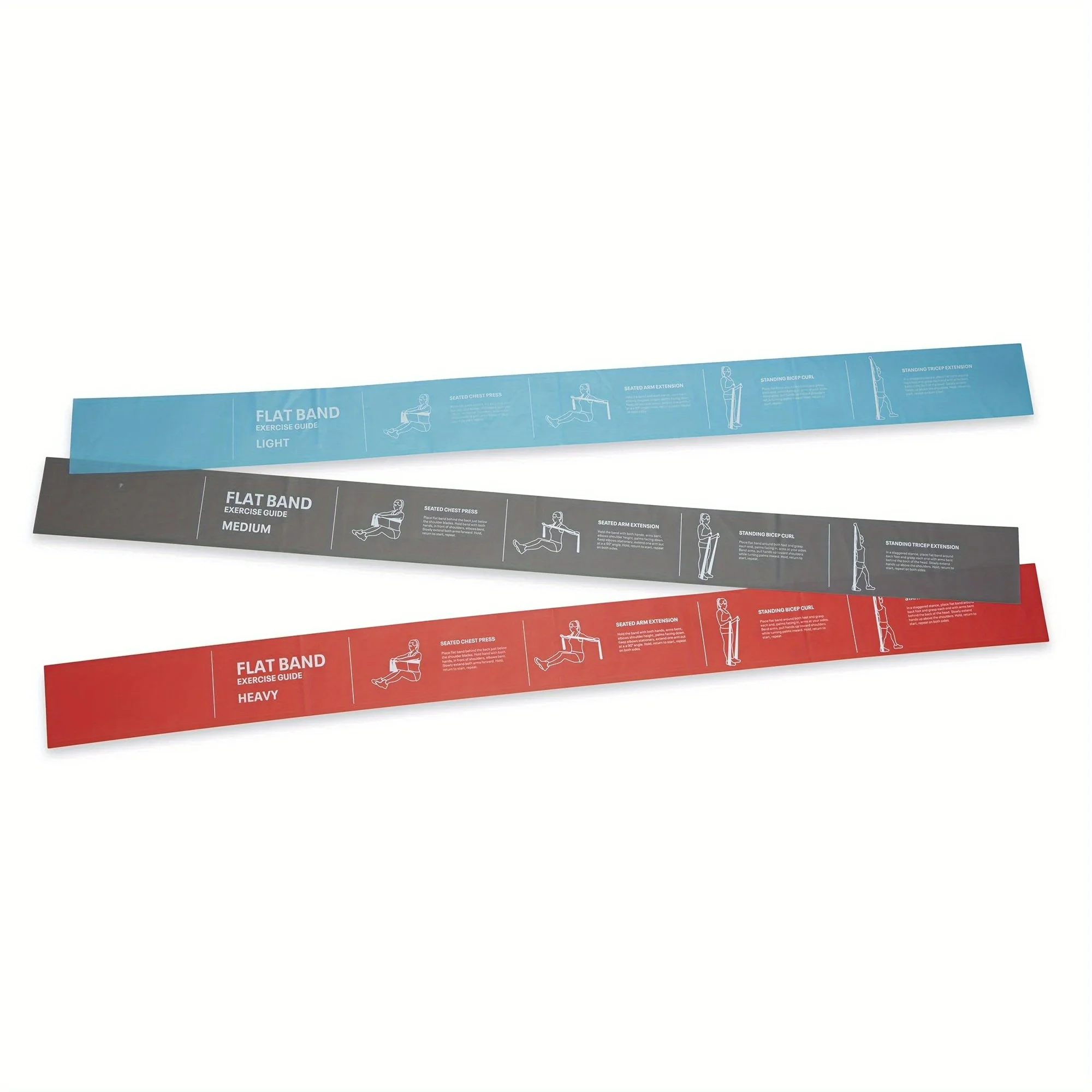 3 عبوات مسطحة، خفيفة، متوسطة وثقيلة