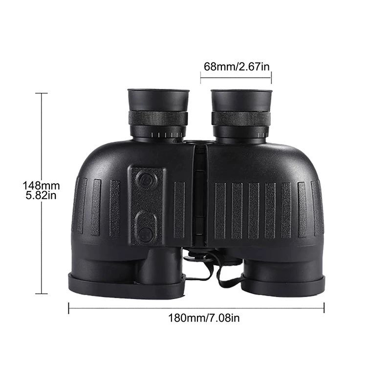 8X Optical Magnification Golf 1500M Long distance Binocular Finder Watch Hunting Rangefinders