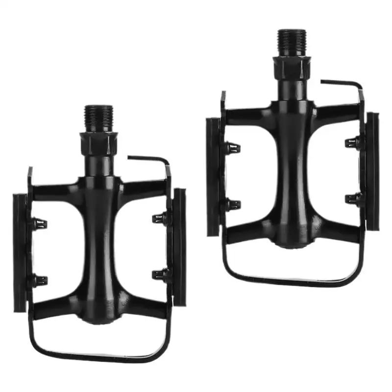 

Road Bike Pedals 1 Pair Of Metal Bike Pedals Lightweight Plate 9/16 Inch Bmx Cleats Cycling Accessories For Mountain Road City