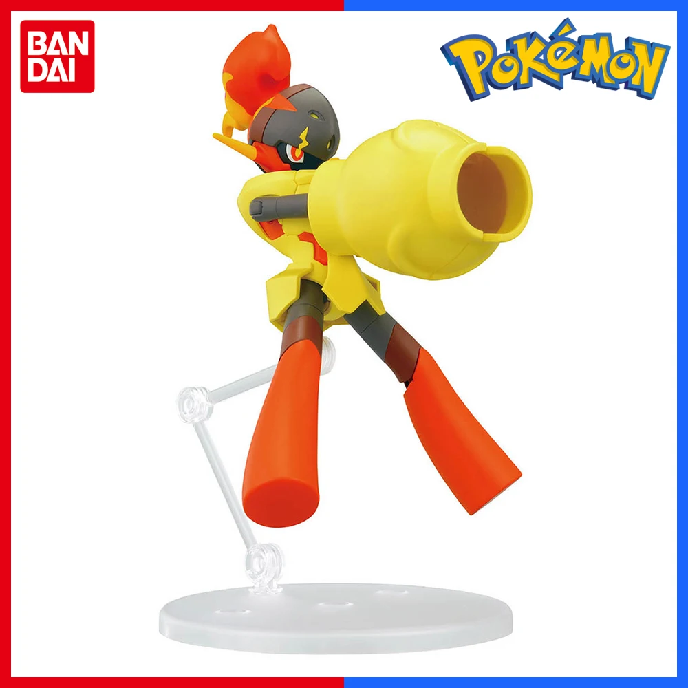 재고 있음 반다이 오리지널 포켓몬 모델 키트 PLAMO NO.58 Armarouge Elf 애니메이션 액션 피규어 PVC 모델 컬렉션 조립 장난감 선물