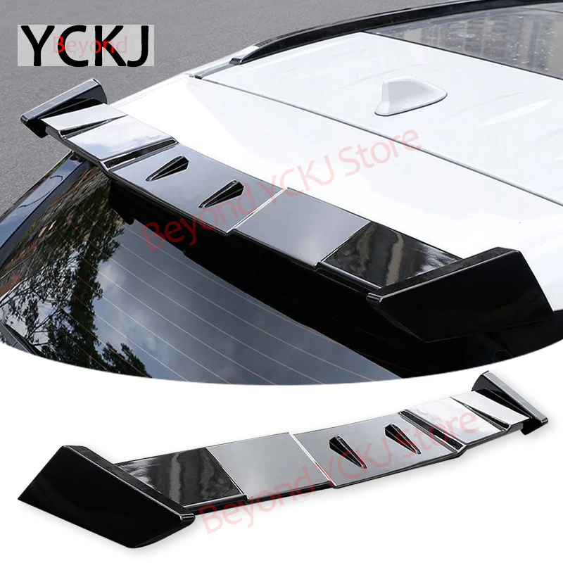 

Rear Wing Lip Spoiler For Toyota RAV4 2019 2020 2021 2022 Car Styling Accessories Rear Trunk Roof Spoiler Tail Lip Wing Trim