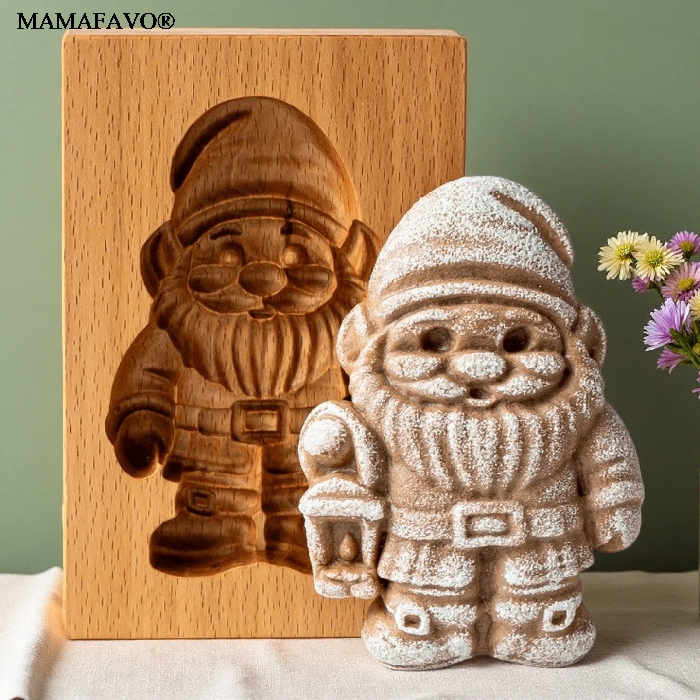 High Quality Beech Wood Cookie Molds Wooden Gingerbread Baking Mold Press Embossing Tools Cake Decor DIY Kitchen Cookies Moulds