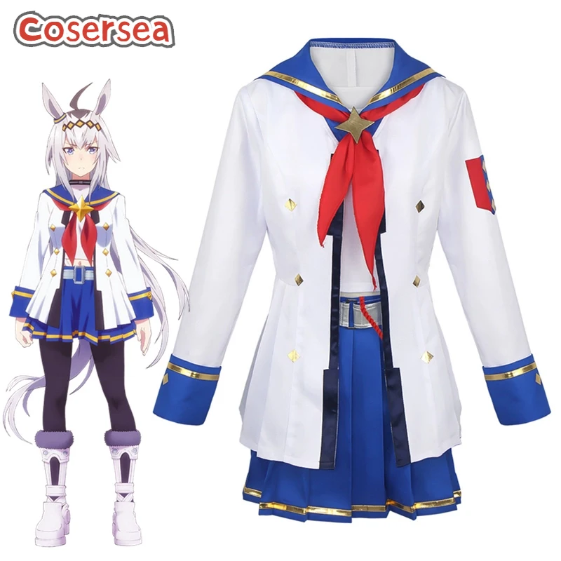 

Cosersea Oguri Cap Косплей Костюм Uma musume: Pretty Derby Oguri Кепка Хэллоуин Женское платье моряка Вечеринка Униформа Полный комплект