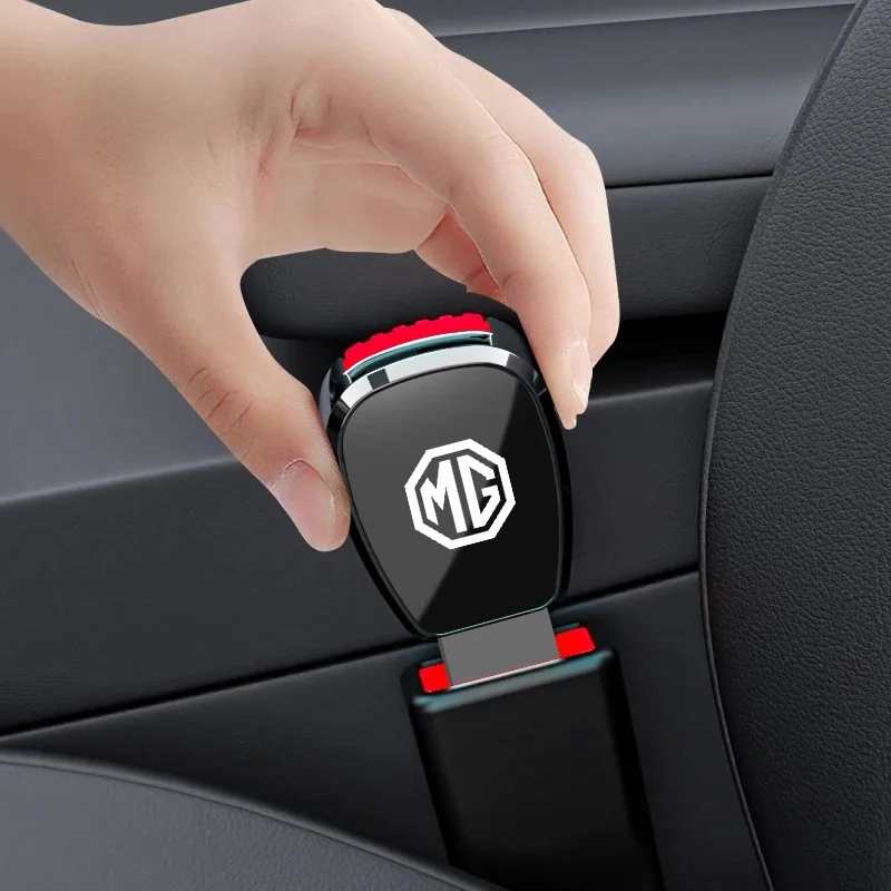 Morris Garages Car Seatbelt Shoulder Strap Extension Button Fit MG ZS EV HS EHS PHEV MG3 MG4 MG5 MG6 MG7 GT ZR RX5 RX8 ONE Cyber
