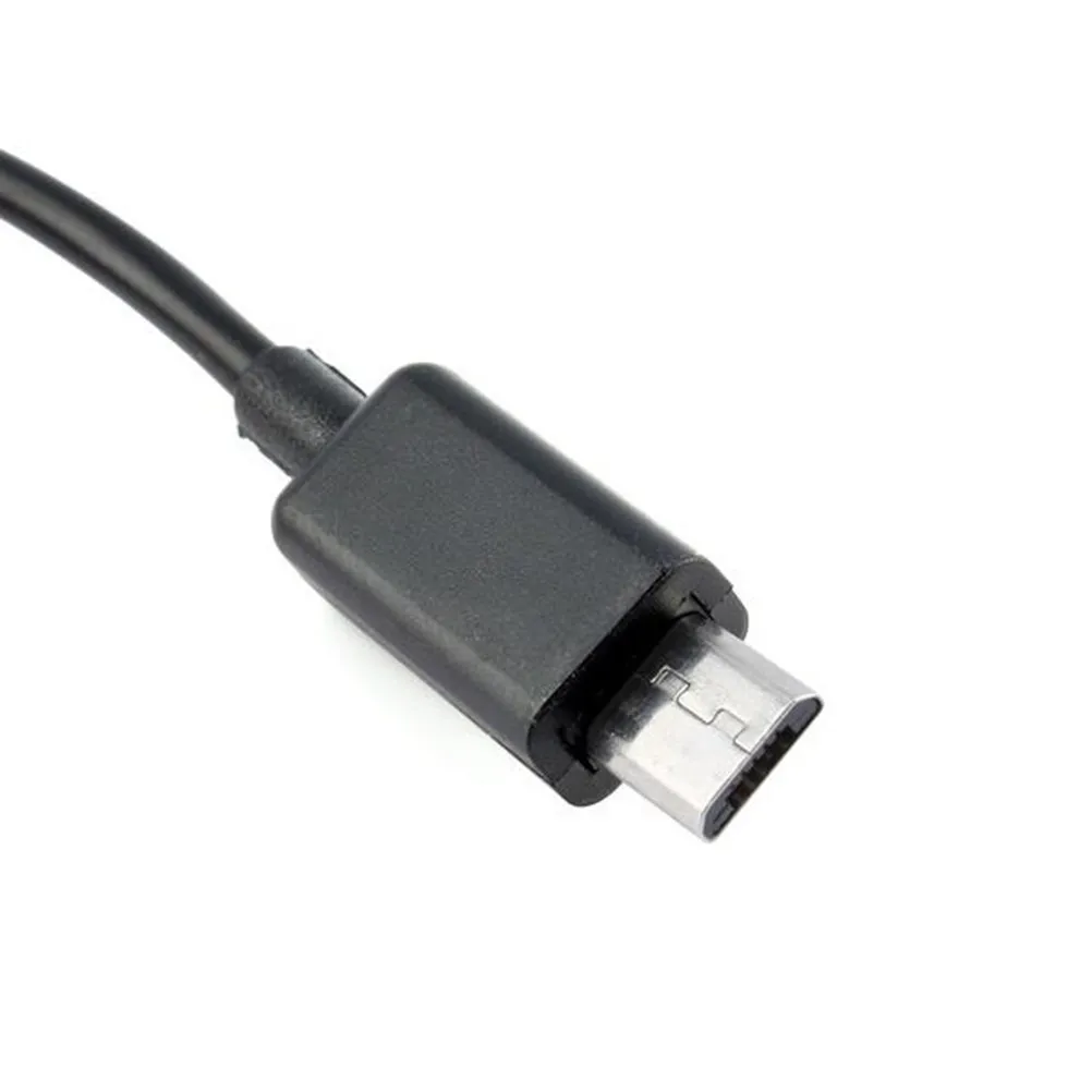 3 in 1 Micro USB Otg Adapter Hub for Phones Tablets Supports Dual USB 2.0 Devices Plug and Play Tpe Material Fast Data