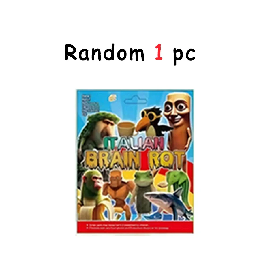 2025 Neue 3 Stile Tung Tung Sahur Figur Spielzeug Trallelo Tralala Statue Spielzeug von Shark Lirili Larila TungTung Sahur Blind Box