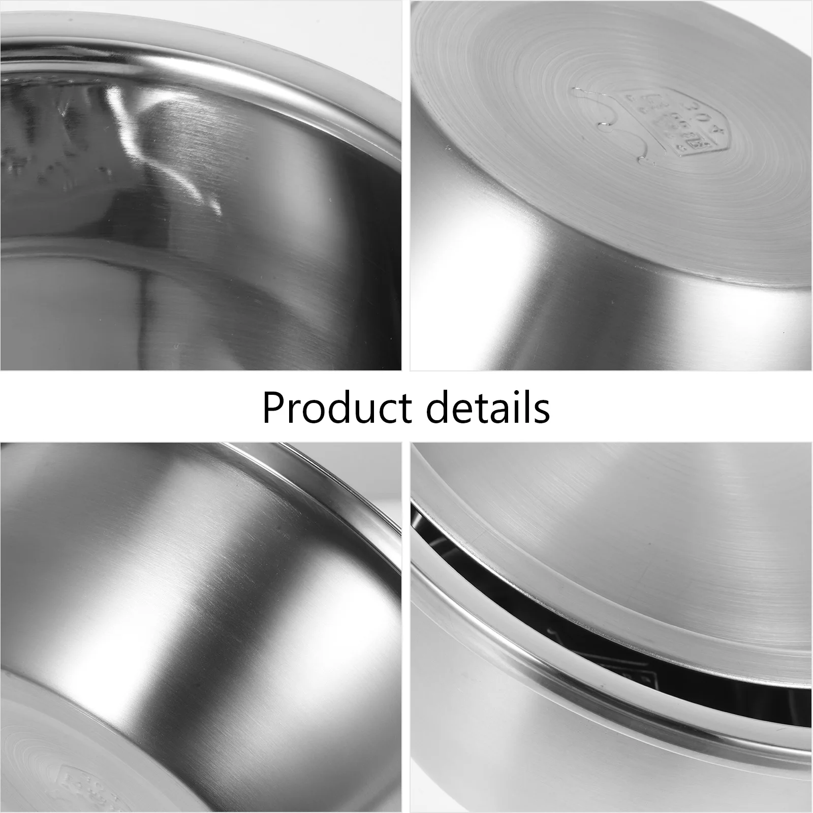 

Stainless Steel Washing Basin With Lid Vegetable Fruit Mixing Bowl Heavy Duty Dishwasher Safe Rustproof Kitchen Utensils
