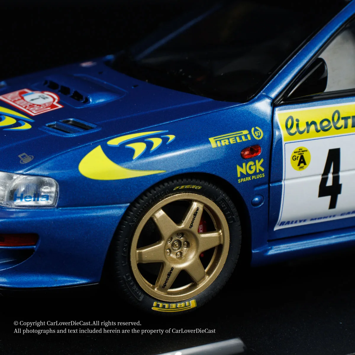 دييكاست سوليدو بمقياس 1:18 سوبارو إس 1807405 IMPREZA 22B نموذج سيارة مصنوع من خليط معدني لعبة هدية تذكارية لعرض الحلي #3