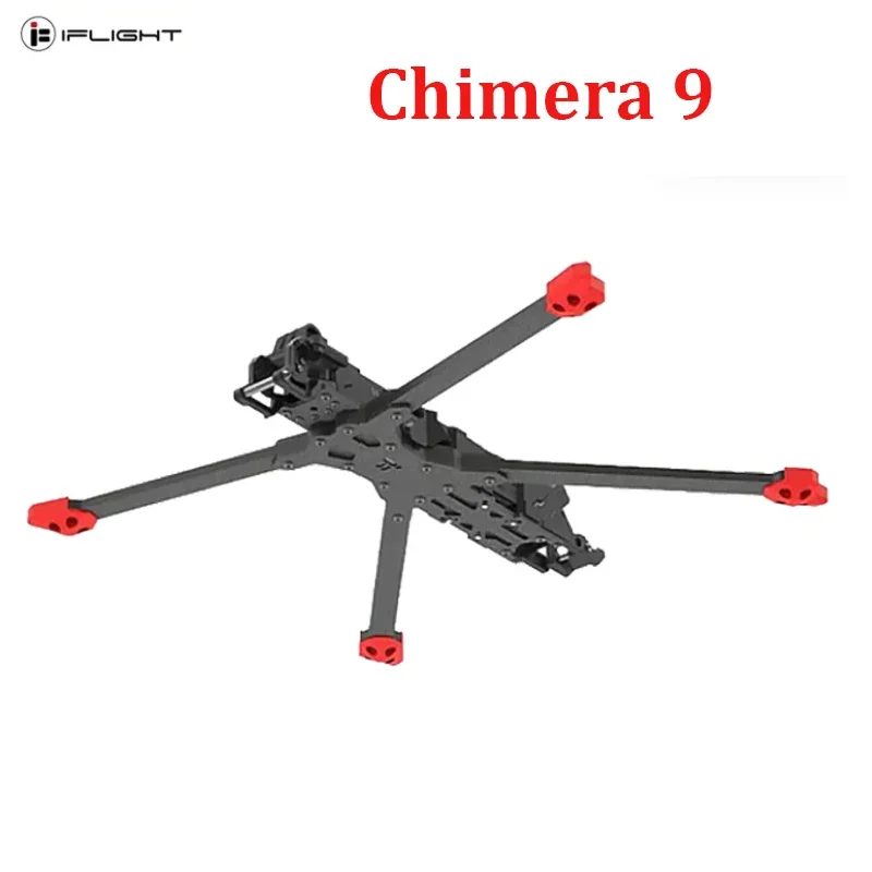 

IFlight Chimera 9 DC Frame Kit 405 мм Колесная стойка 6 мм Arm специальный радиатор для O3 Air Unit FPV Freestyle 9-дюймовый большой диапазон