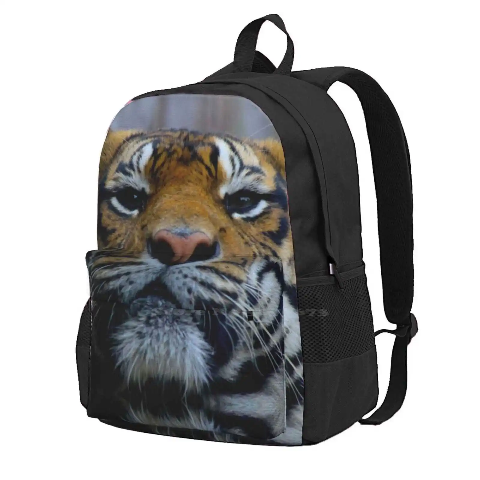 Mochila con cara de Tigre, bolso de moda, animales salvajes, gran oferta