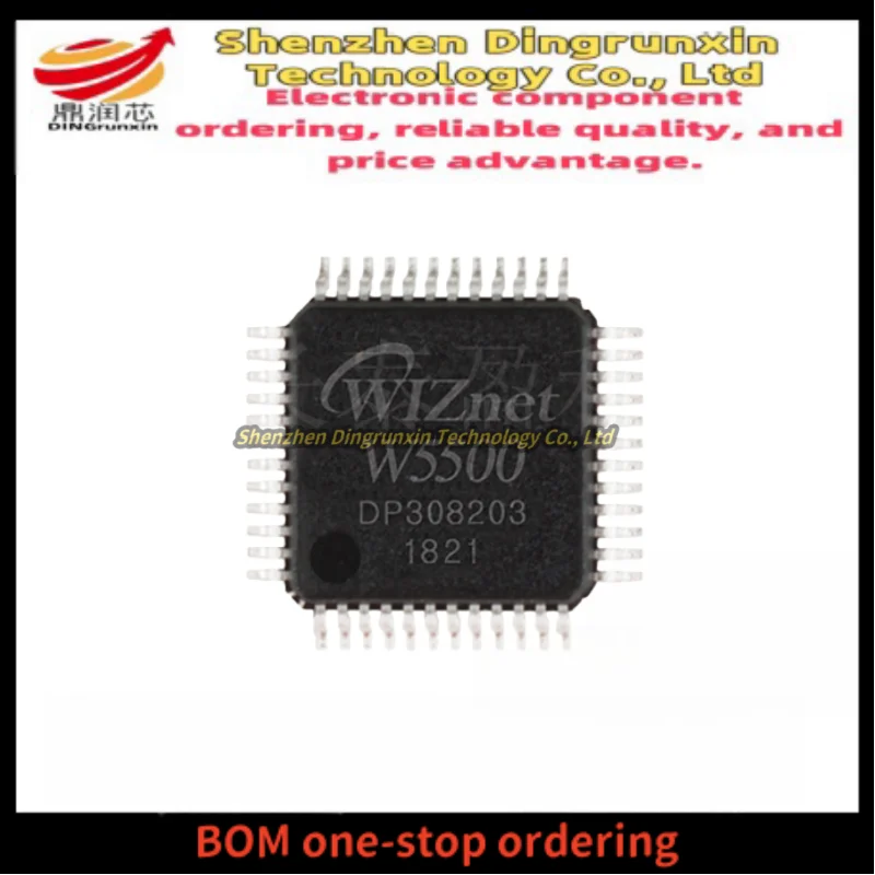 New Genuine W5500 LQFP-48 Ethernet Controller Network Chip with TCP/IP Protocol Stack