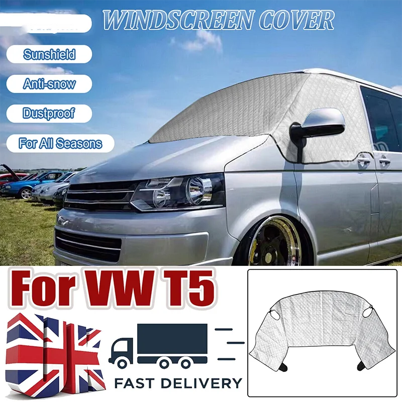 

Windscreen Sunshade External Thermal Blind Screen Cover For VW Transporter T5 Camper Accessories