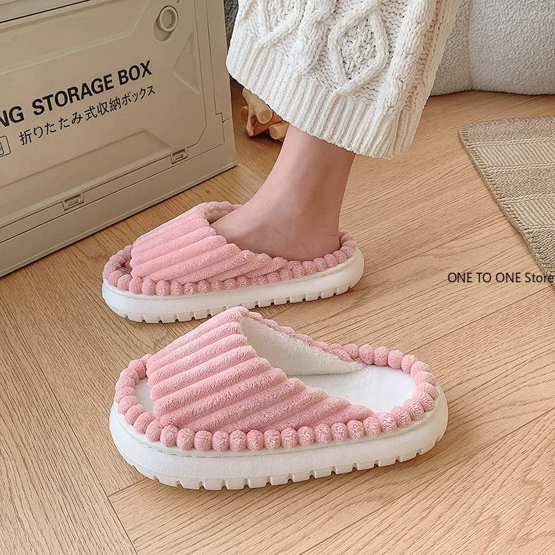 

Solid Color Flat Heel Slippers Women Indoor and Bedroom Lightweight Comfort Non-slip Open-toe Breathable Slippers for All Season