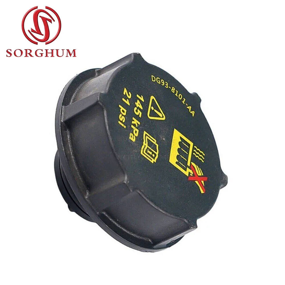 SORGHUM Radiator Coolant Expansion Water Tank Cap DG93-8101-AA for Ford F250 Super Duty 2020 2021 2022 Auto Accessories