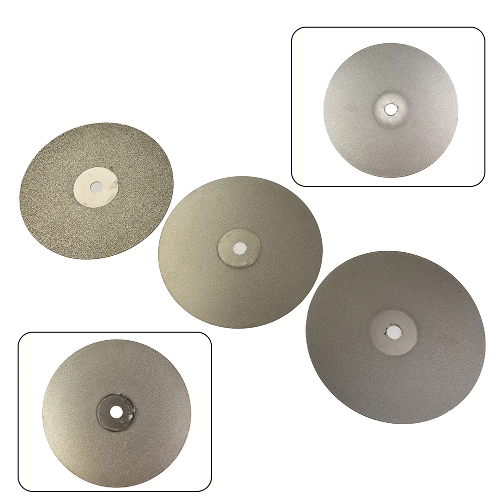 3pcs 6 Inch Emery Coated Flat Lap Wheels Grit 80 240 400 For Jewelry Glass Gemstone Rock Carving Grinding Polishing Disc Tool
