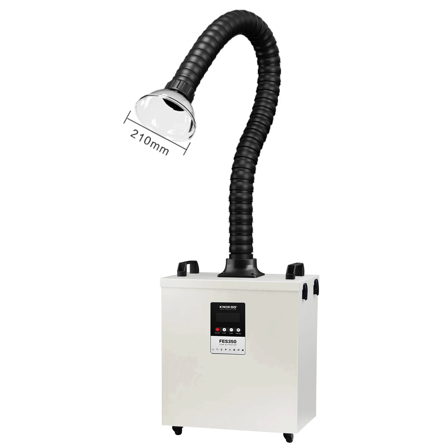 

KNOKOO Portable 350W Smoke Extractor FES350 High Airflow 430m³/h,Laser Engraving & Welding Fume Extractor