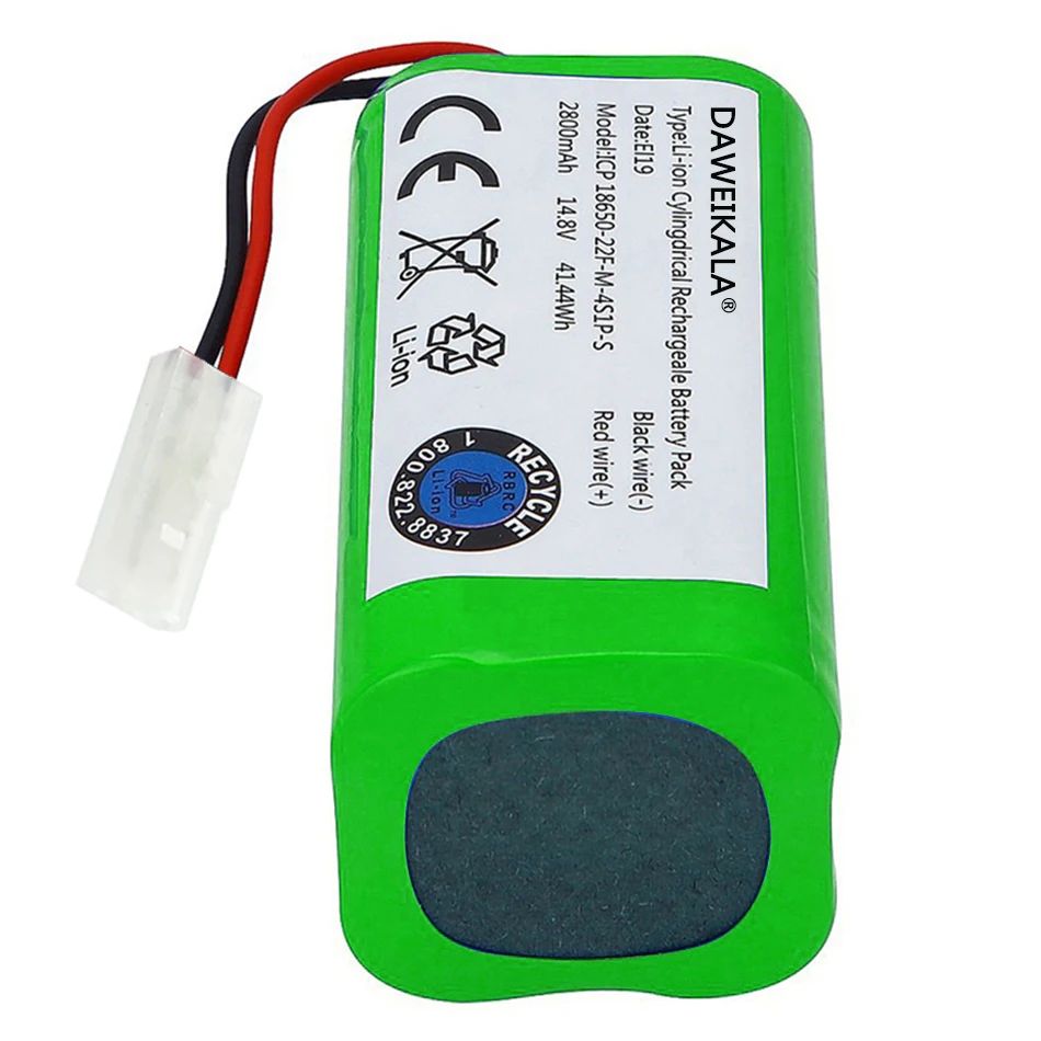 Batteria agli ioni di litio da 14.8V 3500mAh per Xiaomi G1 MI Robot aspirapolvere essenziale MJSTG1 Robot aspirapolvere 18650 batteria