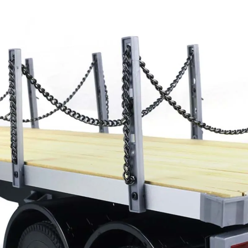 

In Stock KIT 1/14 RC 2Axles Flatbed Semi Trailer Electric Truck for Remote Control Tractor Tamiyaya DIY Model Toys