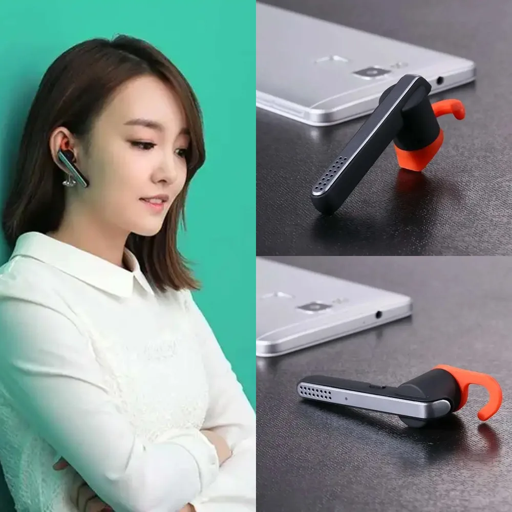 

Wireless Bluetooth Talk45 Single Earphones Office Business Ear-hang Noise Cancelling Car Intelligent HD Voice Navigation Headset