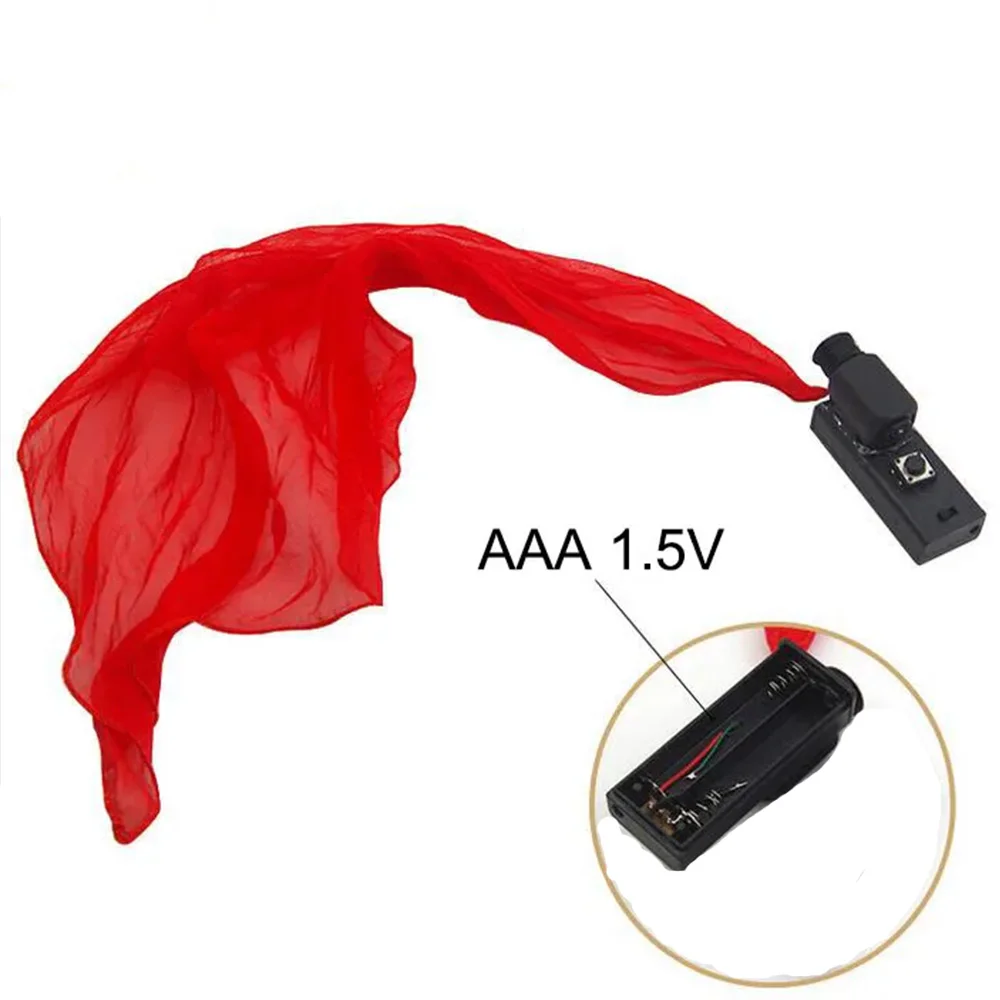 Flying Silk - Stage Magic Tricks Magic Electronical Device For Silk Magician Props Close Up Magic Illusion Accessory Gimmick