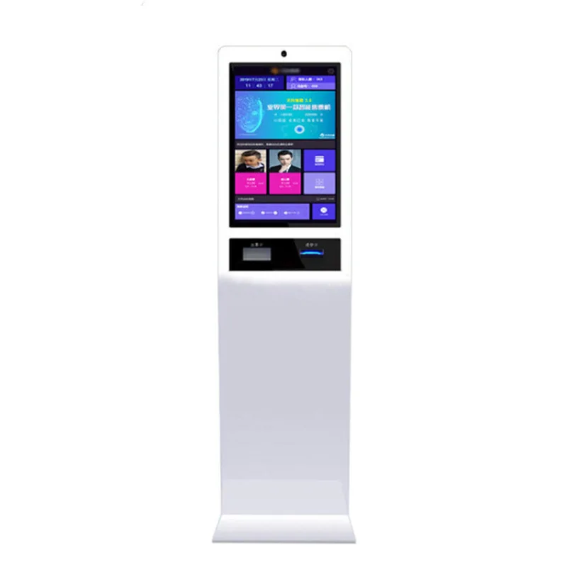 

Factory Direct Self-service 21.5/23/27/32 Inch Service Kiosk 10-point Touch Screen Embedded Printer Payment Kiosk