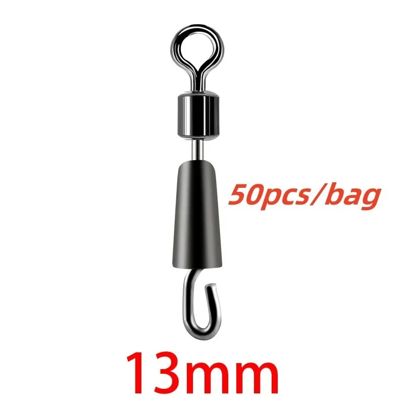 30/50PCS Lager Wirbel Kugellager Wirbel Solide Ringe Angeln Stecker Ozean Boot Schnell Schnelle Link Stecker