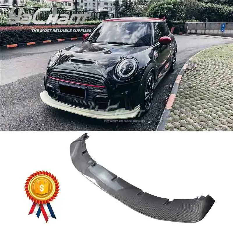 

Car-Styling Carbon Fiber Front Lip Fit For 2022-2023 MINI F56 JCW DL AG Style Front Splitter