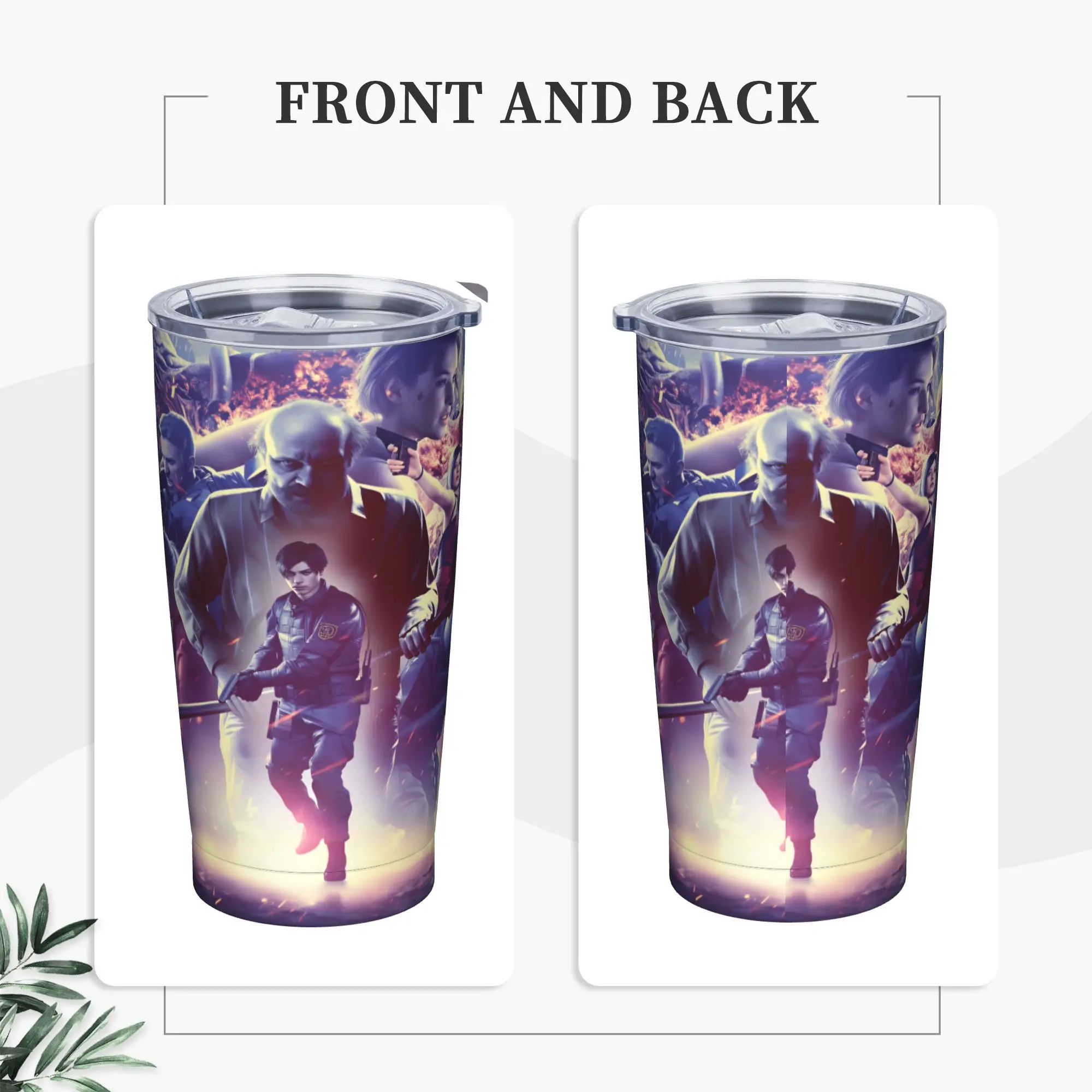 Stainless Steel Tumbler Residents Evils Thermal Mug  Keep Heat Cold Drink Mugs Cup Travelist Custom DIY Water Bottle