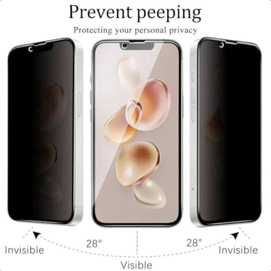 KAREEN, 2 упаковки, защитная пленка для экрана для iPhone 16e, 6,1 дюйма, пленка из закаленного стекла, защита от царапин, без пузырьков, чехол, удобный, легко