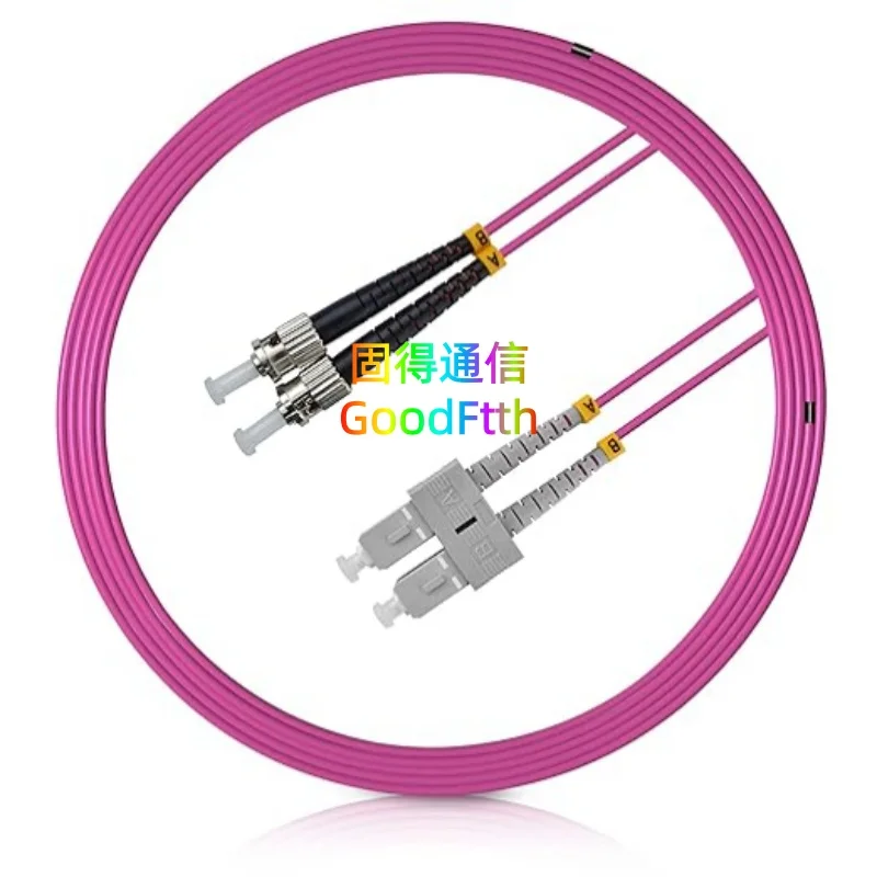 

Patch Cord Lead SC-ST ST-SC OM4 Duplex Cable Jumper GoodFtth