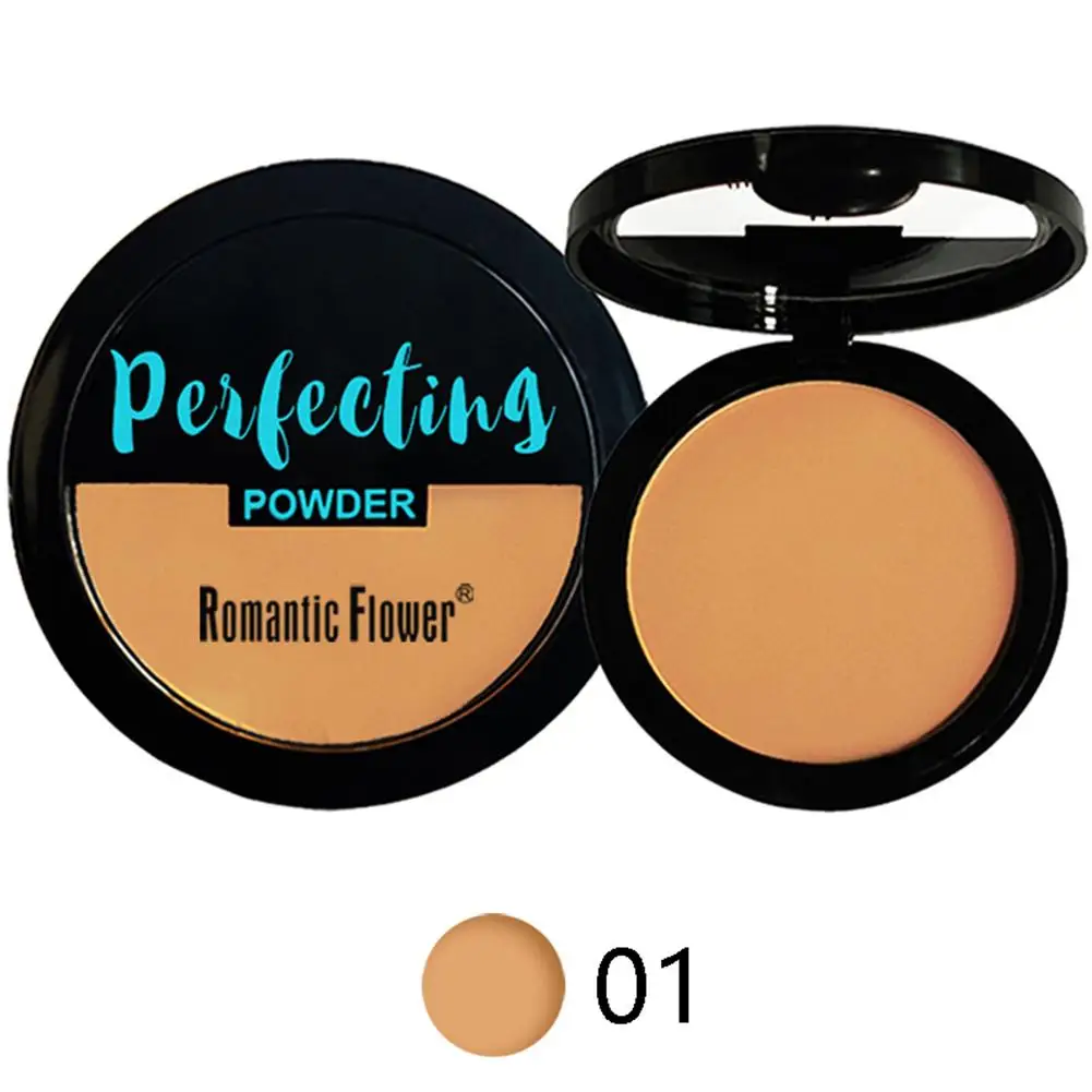 Polvere fissante opaca scura Polvere per trucco minerale pressata per fondotinta con copertura in polvere Finitura media completa X3W8